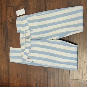 HUDSON JEANS 'Krista' Stripe Super Skinny …